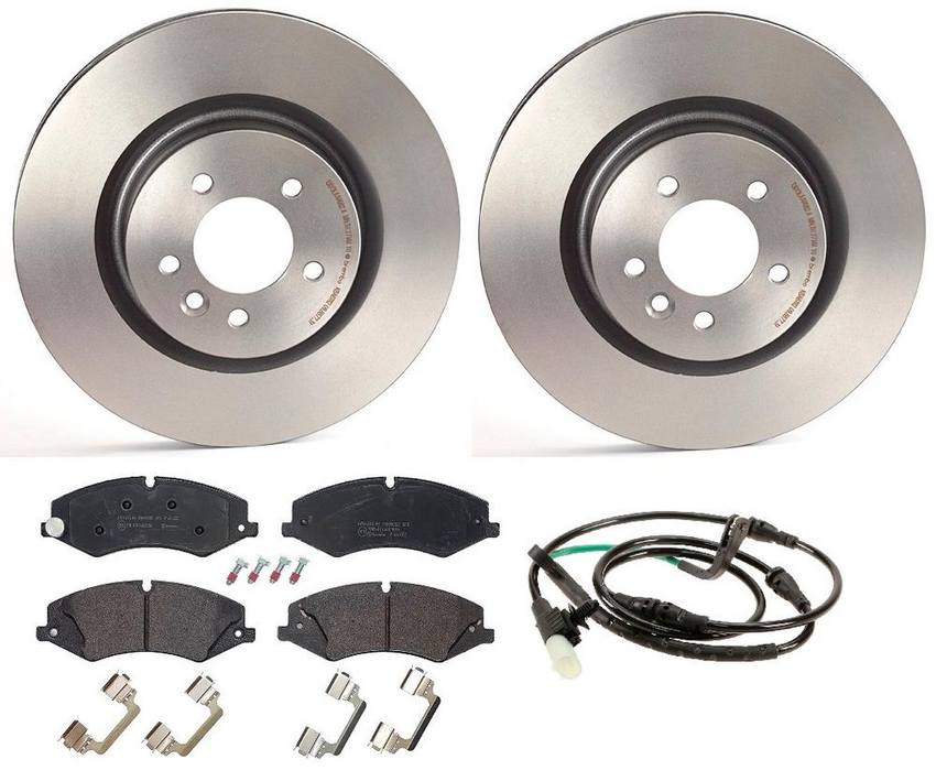 Brembo Brake Pads and Rotors Kit Front (360mm) (LowMet) Brembo